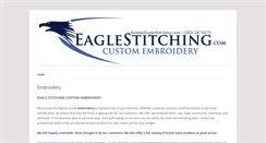Desktop Screenshot of eaglestitching.com