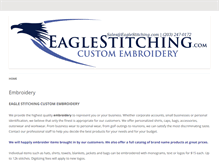 Tablet Screenshot of eaglestitching.com
